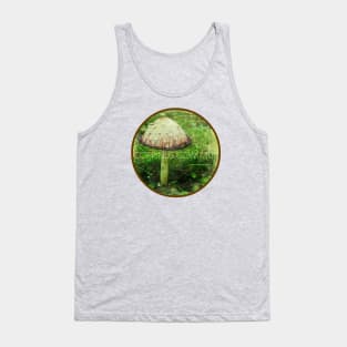 Coprinus Comatus Mushroom Tank Top